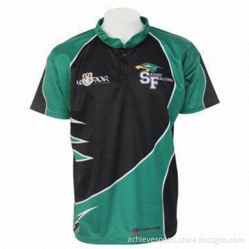 Good wearing customized sublimation rugby shirt